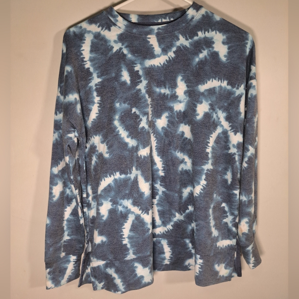 Ideology Blue Tye Dye xs pullover